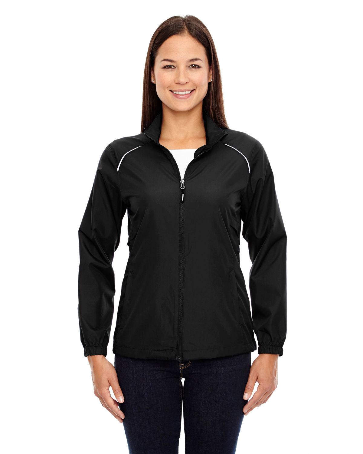 Core 365 Motivate Unlined Lightweight Ladies Jacket in Black
