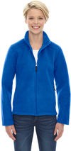 Am image of a Custom Core 365 Ladies' Journey Fleece Jacket in True Royal!