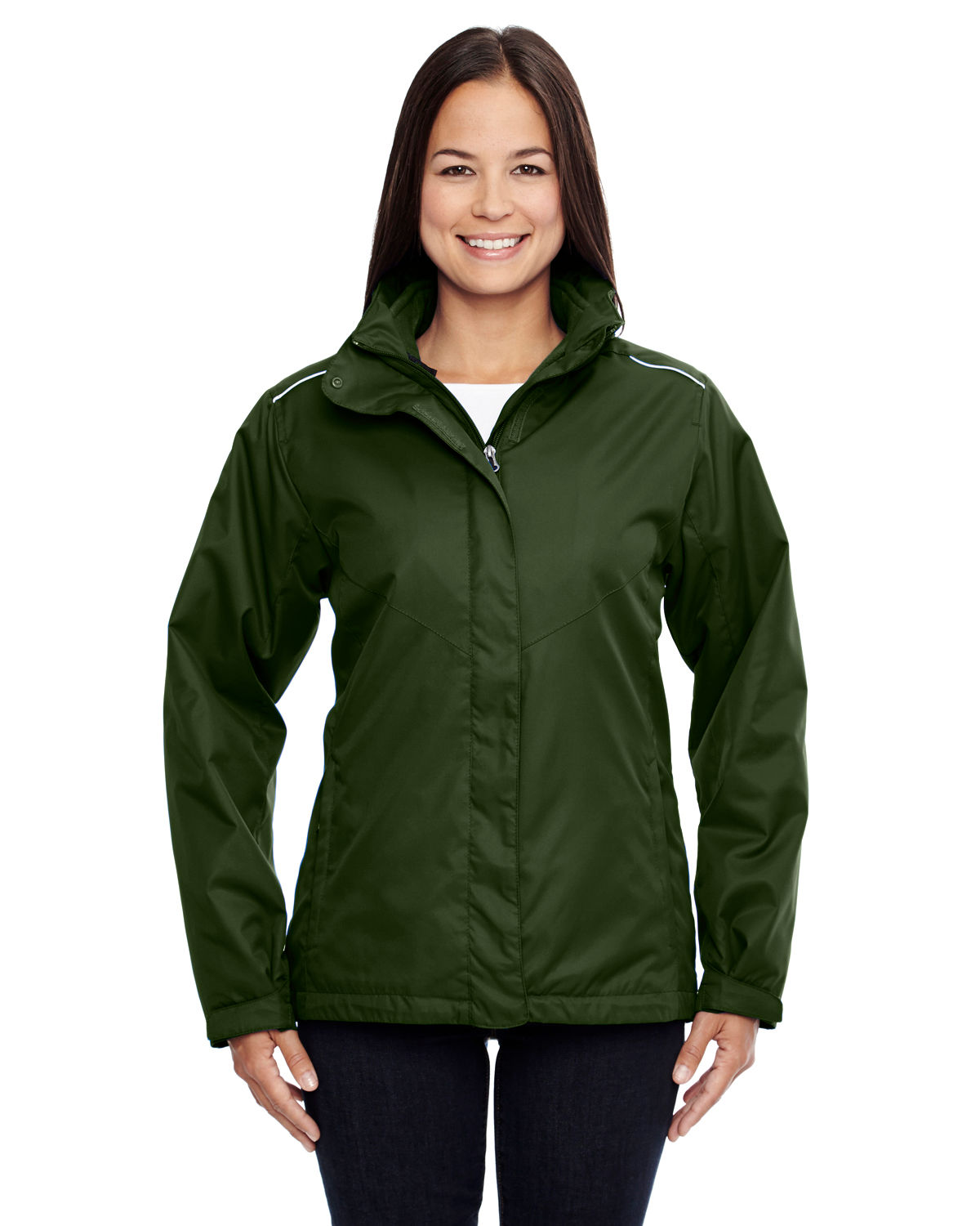 Core 365 Ladies' Region 3 in 1 Jacket with Fleece Liner in Forest