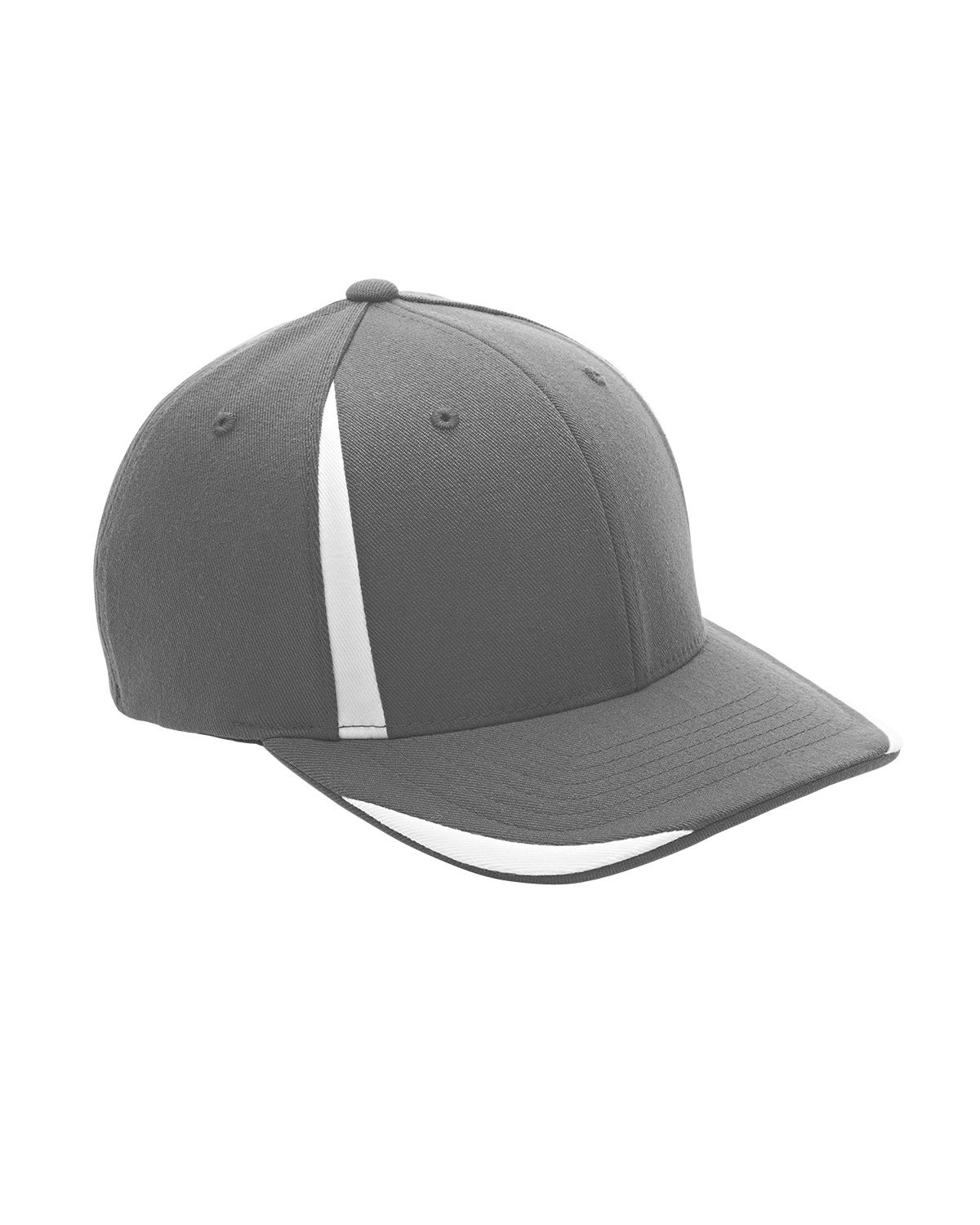 Flexfit for Team 365 Pro Formance Front Sweep Cap in Sp Graphite/ Wht