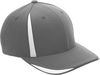 Am image of a Custom Flexfit for Team 365 Pro Formance Front Sweep Cap in Sp Graphite/ Wht!