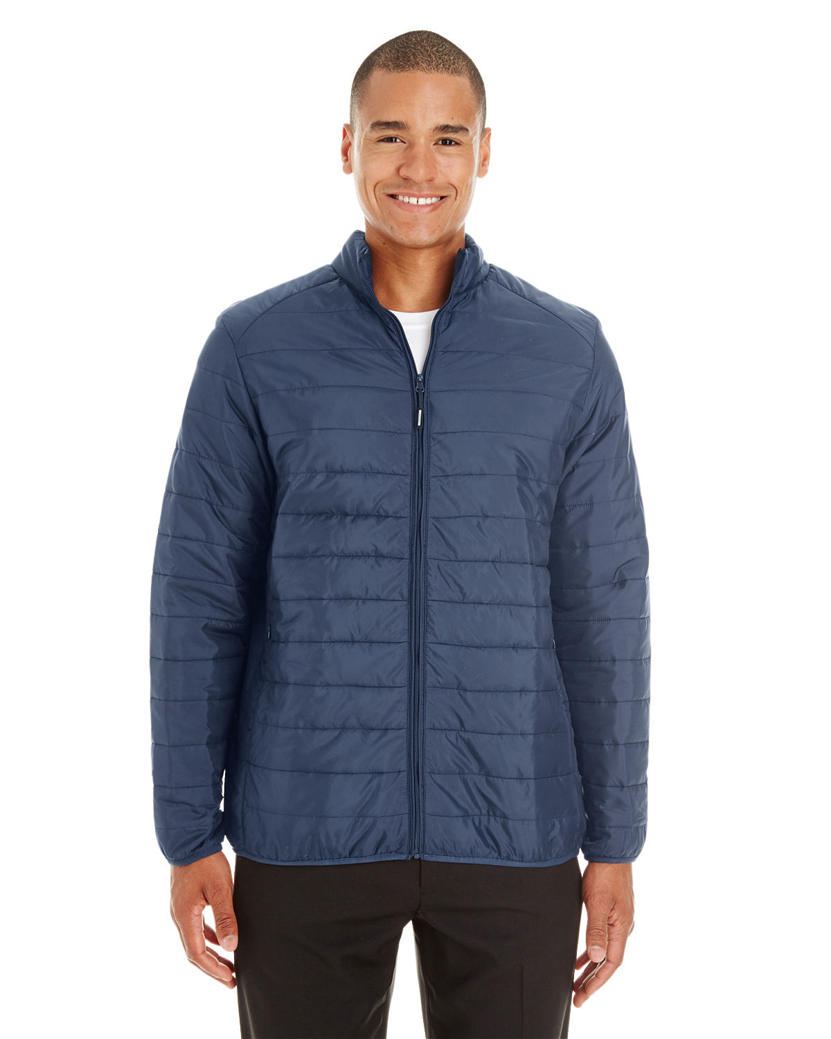 Core 365 Men's Prevail Packable Puffer in Classic Navy