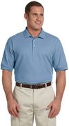 Am image of a Custom Devon and Jones Men's Pima Pique Short Sleeve Polo in Slate Blue!