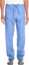 Am image of a Custom Harriton Adult Restore 4.9 oz. Scrub Bottom in Ciel Blue!