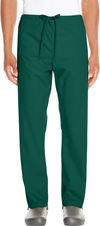 Am image of a Custom Harriton Adult Restore 4.9 oz. Scrub Bottom in Hunter!
