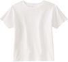 Am image of a Custom Rabbit Skins Cotton Jersey T Shirt in White!