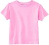 Am image of a Custom Rabbit Skins Cotton Jersey T Shirt in Pink!