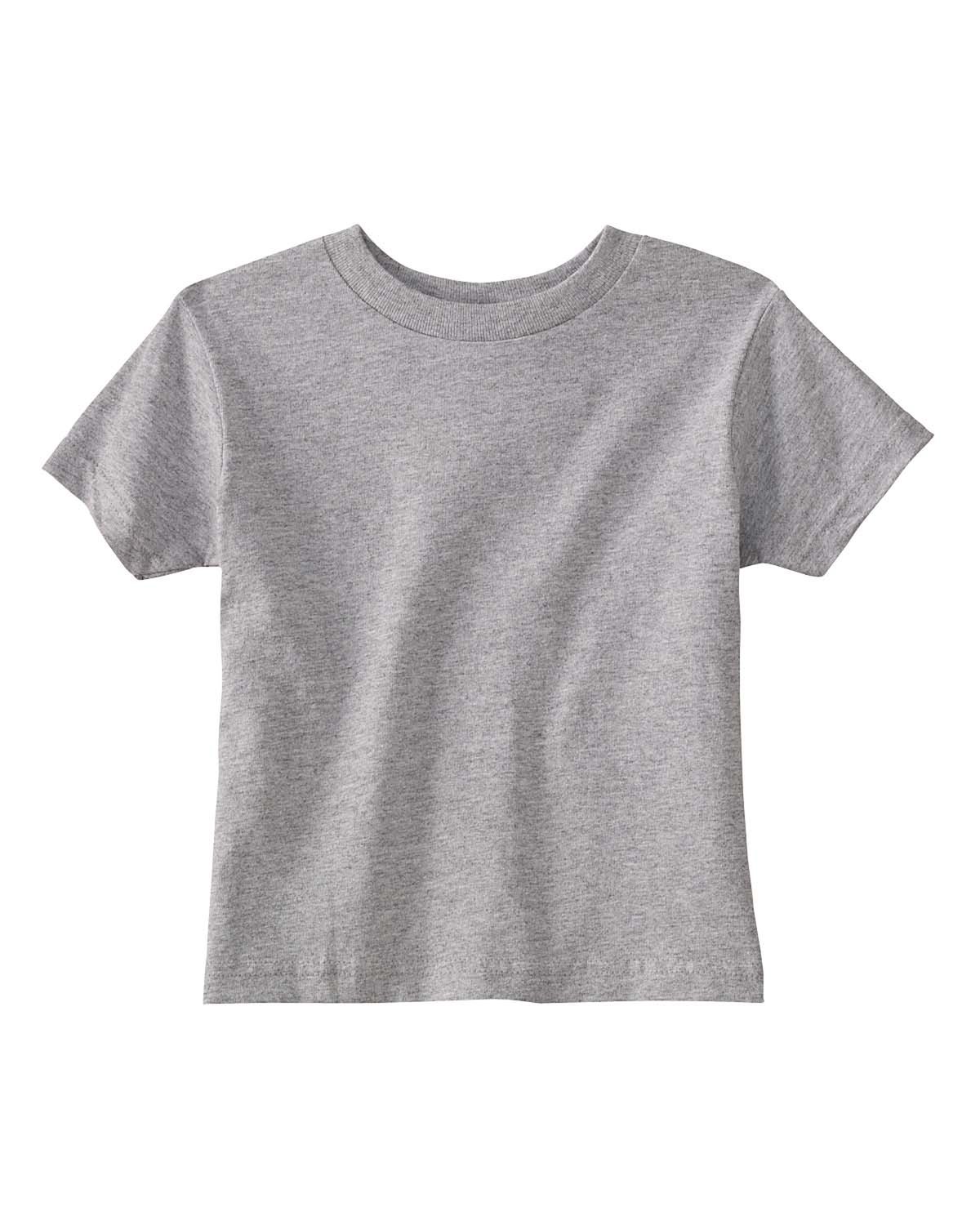 Rabbit Skins Cotton Jersey T Shirt in Heather