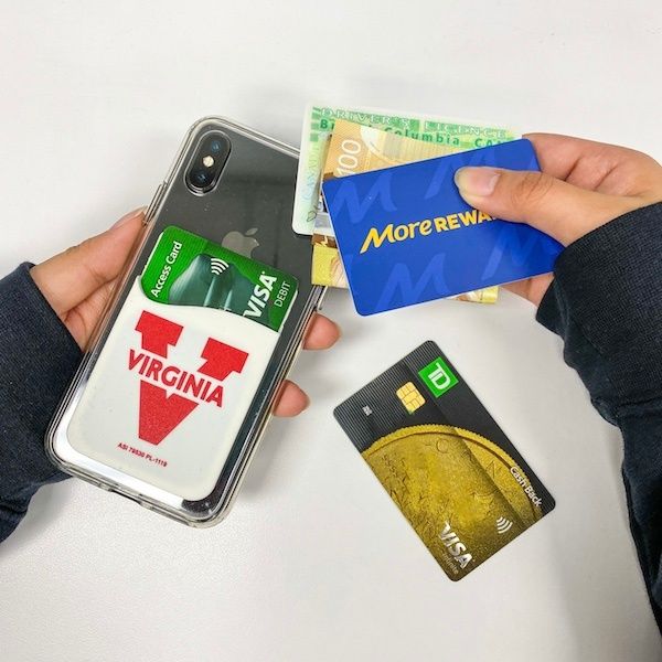 An image of a card holder you can print your logo or design on!