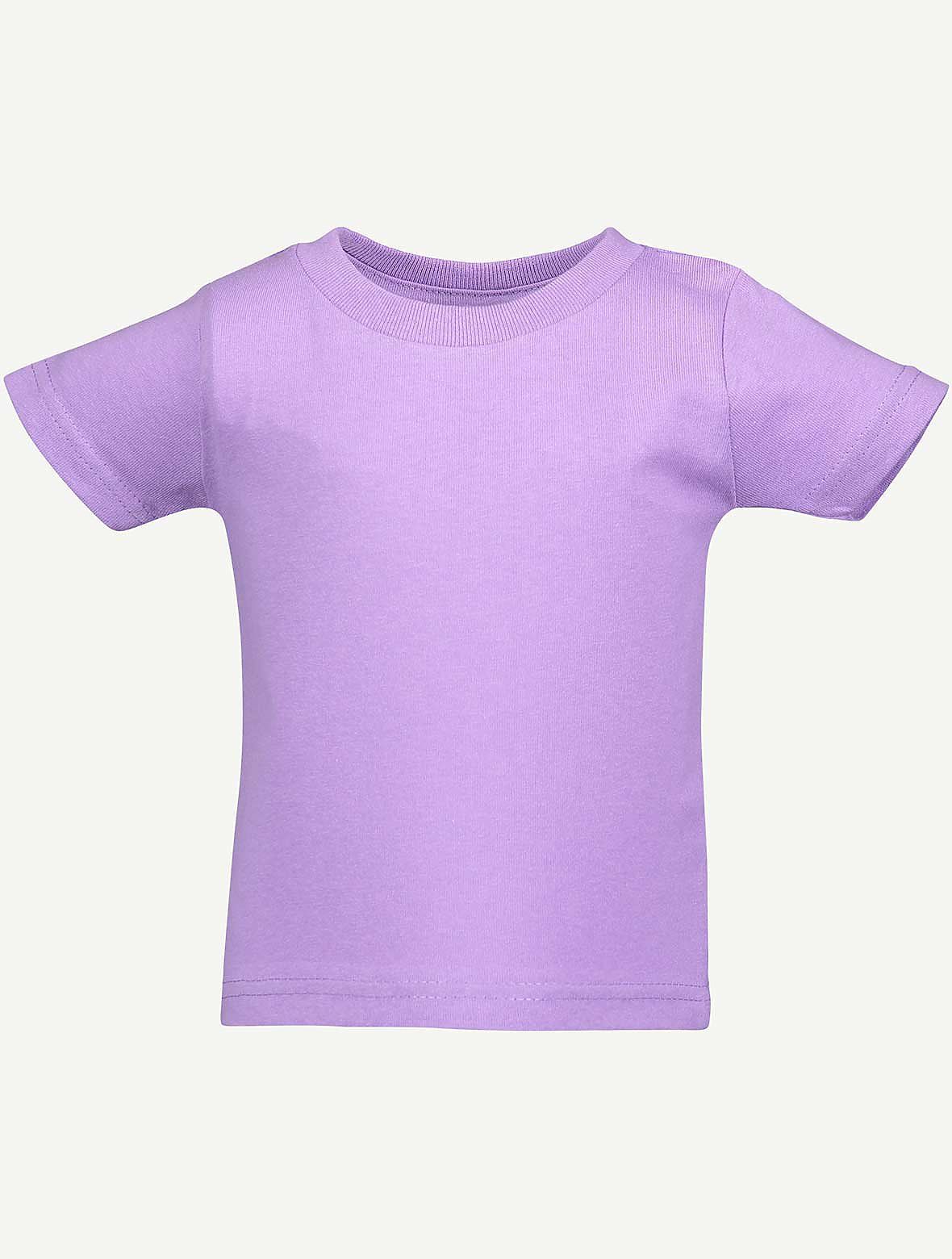 Rabbit Skins Cotton Jersey T Shirt in Lavender