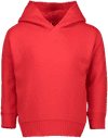 Am image of a Custom Rabbit Skins Toddler Pullover Fleece Hoodie in Red!