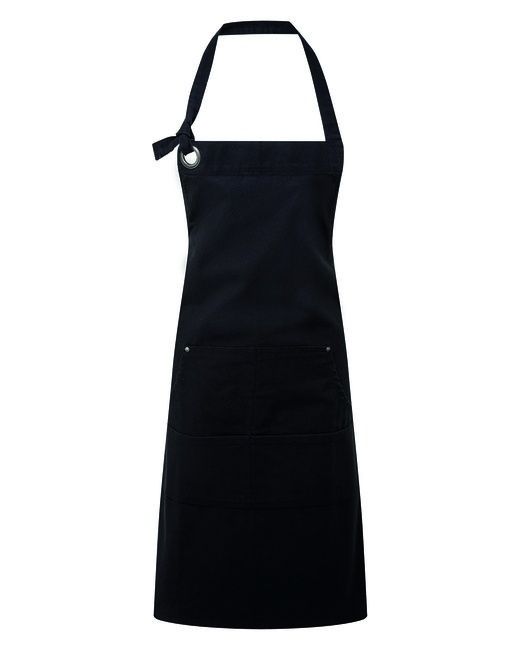 Calibre Heavy Cotton Canvas Pocket Apron in Black