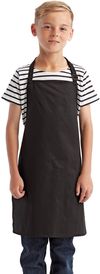 Am image of a Custom Artisan Collection by Reprime Youth Apron in Black!