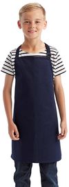 Am image of a Custom Artisan Collection by Reprime Youth Apron in Navy!