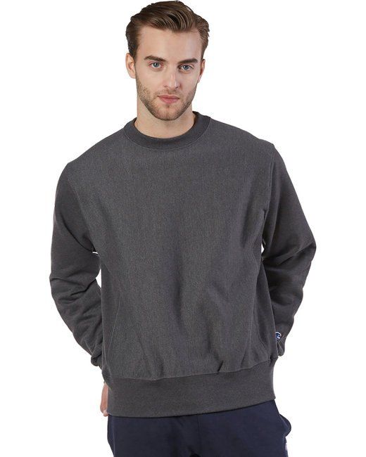 Champion Adult Reverse Weave Fleece Crew in Charcoal Heather