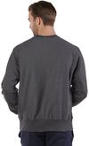 Am image of a Custom Champion Adult Reverse Weave Fleece Crew in Charcoal Heather!
