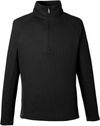 An image of a Custom Spyder Men's Constant Half Zip Sweater in Black/Black!