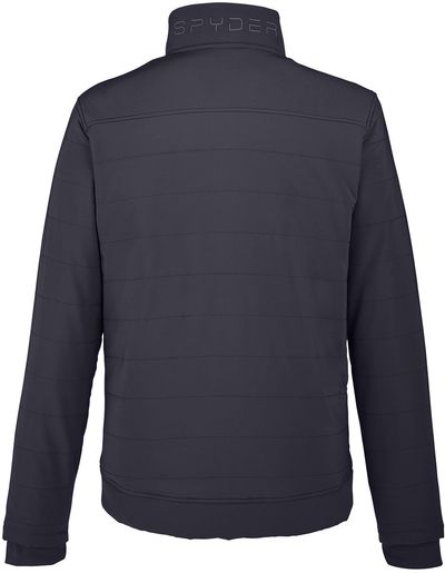 Am image of a Custom Spyder Men's Transit Jacket in Black!