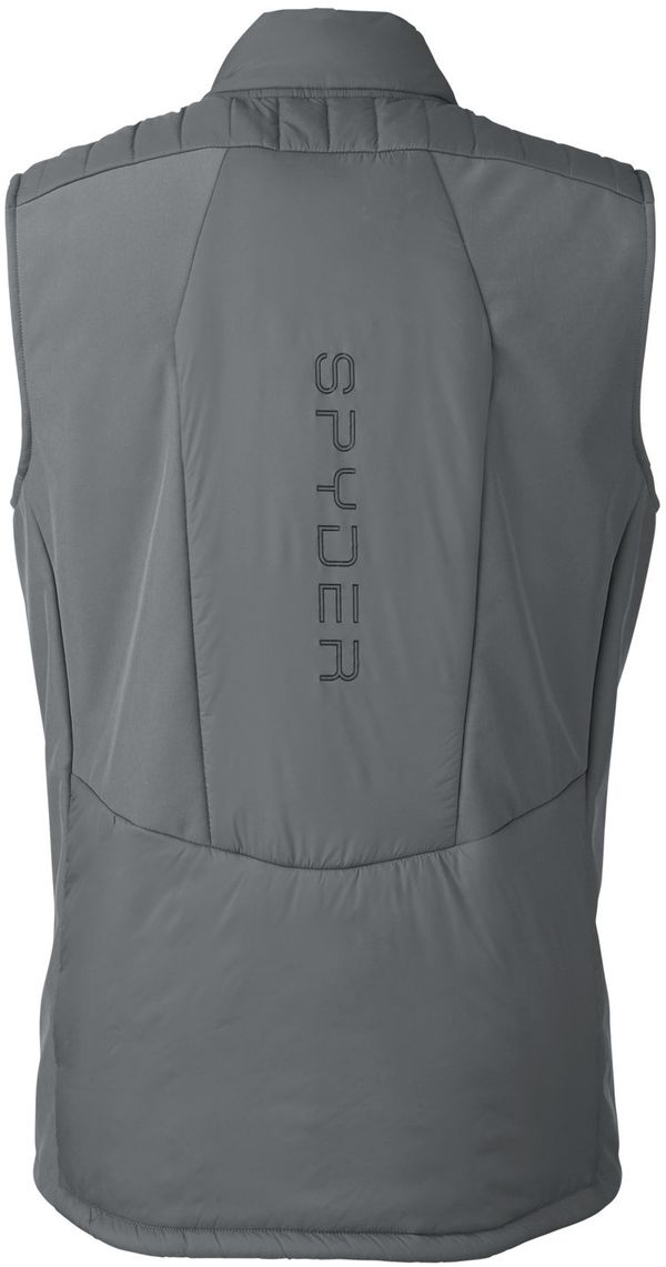 Am image of a Custom Spyder Men's Challenger Vest in POLAR!
