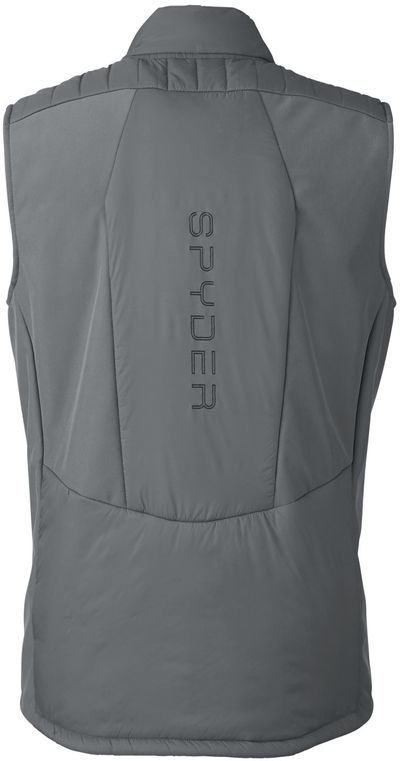 Am image of a Custom Spyder Men's Challenger Vest in POLAR!