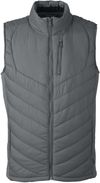 Am image of a Custom Spyder Men's Challenger Vest in POLAR!