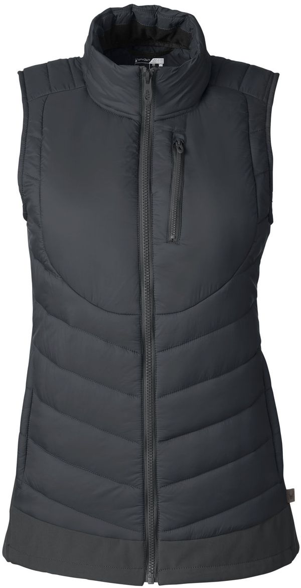 Am image of a Custom Spyder Ladies' Challenger Vest in Black!
