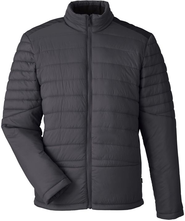 Am image of a Custom Spyder Men's Challenger Jacket in Black!