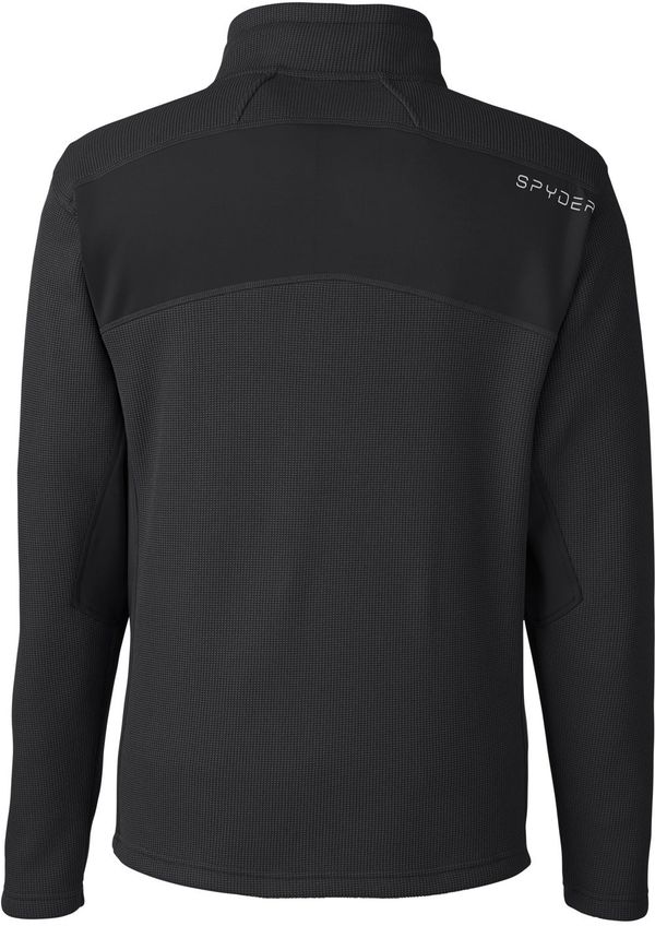 Am image of a Custom Spyder Men's Constant Canyon Sweater in BLACK!