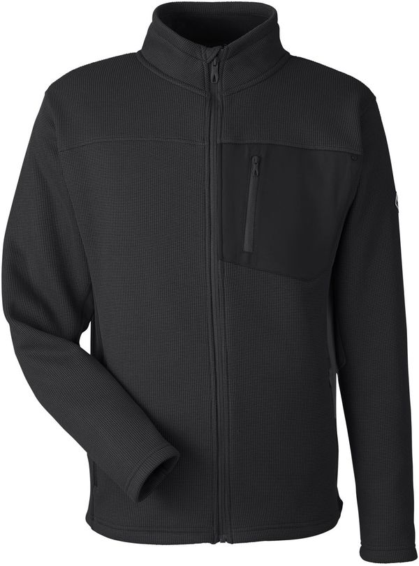 Am image of a Custom Spyder Men's Constant Canyon Sweater in BLACK!
