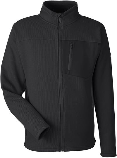 Am image of a Custom Spyder Men's Constant Canyon Sweater in BLACK!