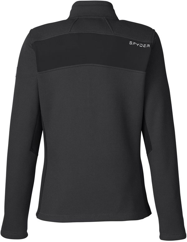 Am image of a Custom Spyder Ladies' Constant Canyon Sweater in Black!