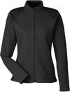 Am image of a Custom Spyder Ladies' Constant Canyon Sweater in Black!