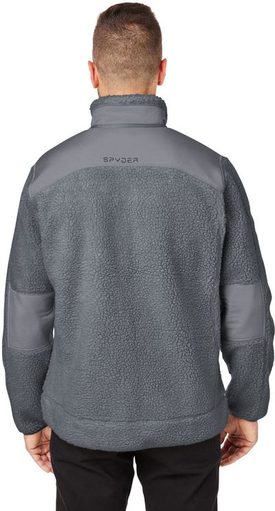 Am image of a Custom Spyder Unisex Venture Sherpa Jacket in Polar!