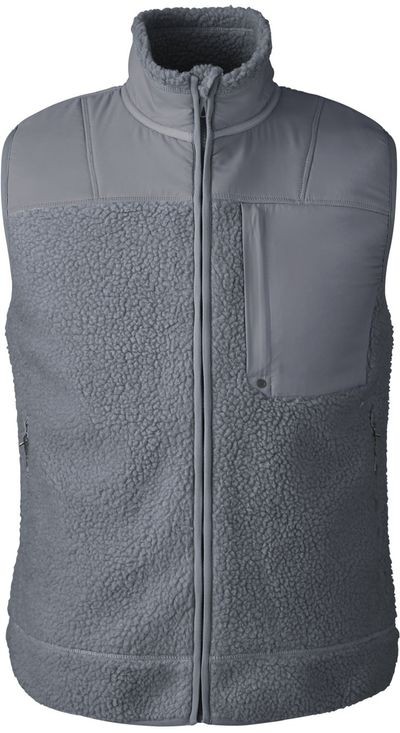 Am image of a Custom Spyder Unisex Venture Sherpa Vest in Polar!