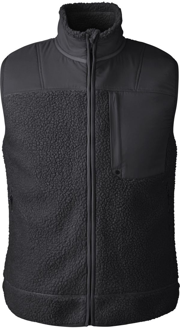 Am image of a Custom Spyder Unisex Venture Sherpa Vest in Black!
