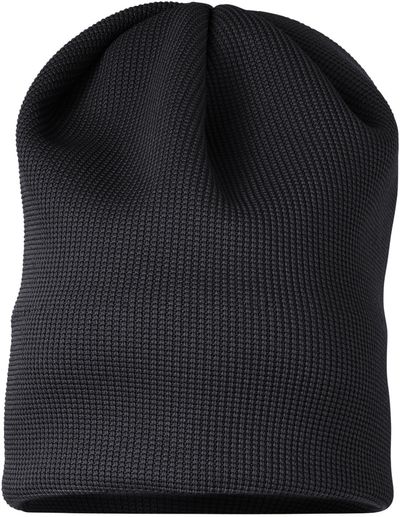 Am image of a Custom Spyder Unisex Constant Canyon Beanie in BLACK!