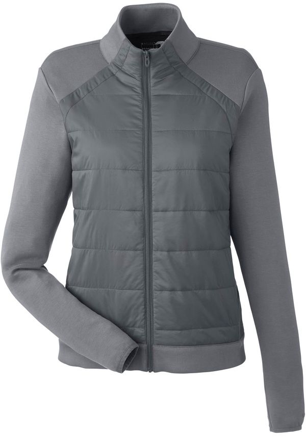 Am image of a Custom Spyder Ladies' Impact Full Zip Jacket in Polar!