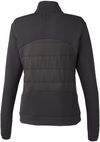Am image of a Custom Spyder Ladies' Impact Full Zip Jacket in Black!