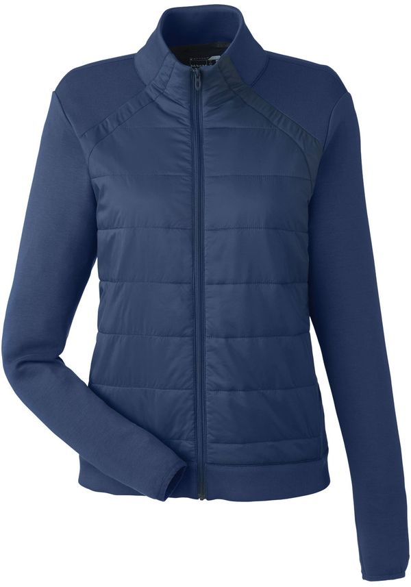 Am image of a Custom Spyder Ladies' Impact Full Zip Jacket in Frontier!