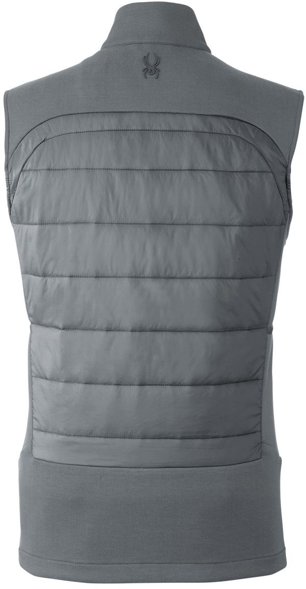 Am image of a Custom Spyder Men's Impact Vest in Polar!