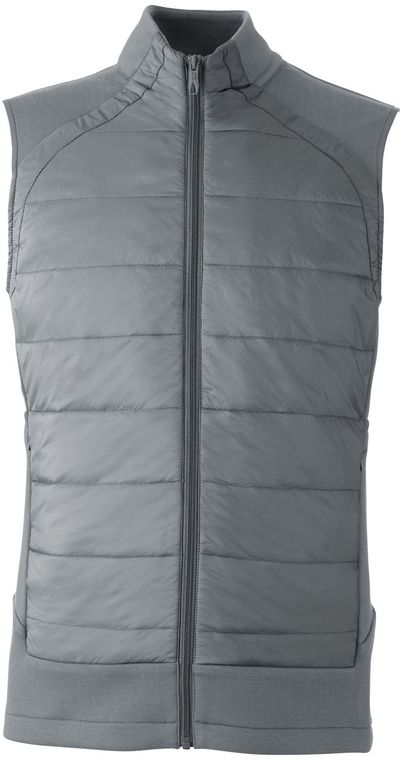 Am image of a Custom Spyder Men's Impact Vest in Polar!