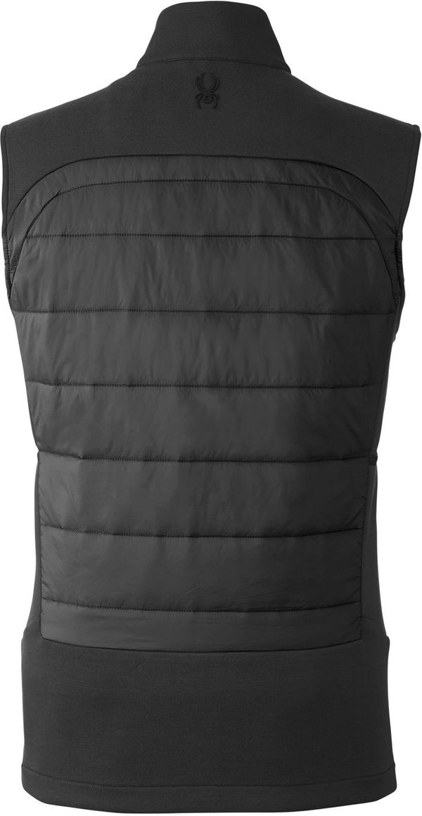 Am image of a Custom Spyder Men's Impact Vest in BLACK!
