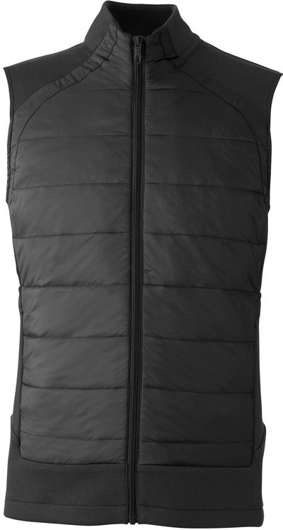 Am image of a Custom Spyder Men's Impact Vest in BLACK!