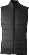 Am image of a Custom Spyder Men's Impact Vest in BLACK!