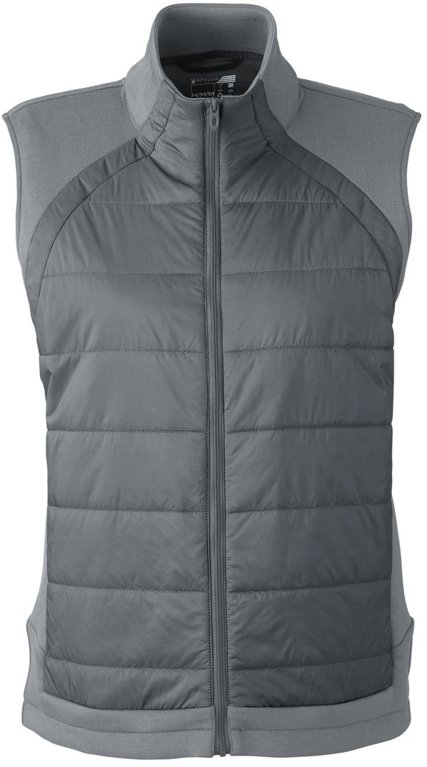 Am image of a Custom Spyder Ladies' Impact Vest in Polar!
