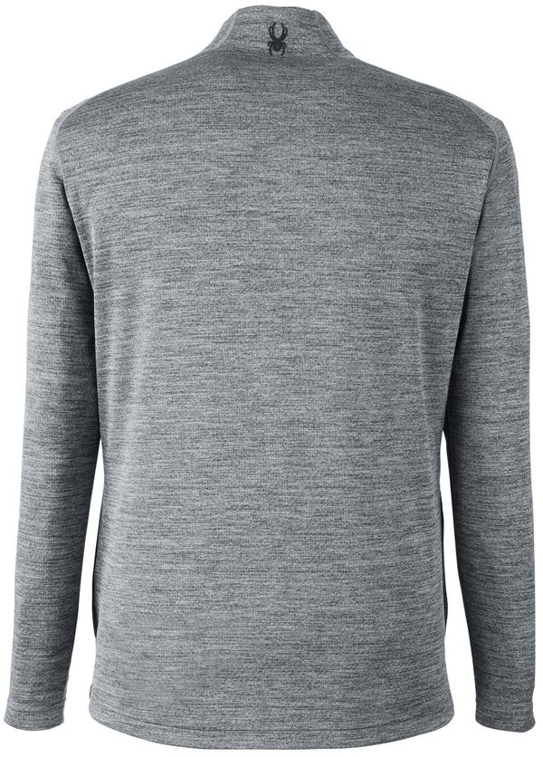 Am image of a Custom Spyder Men's Mission Half Zip in Polar Jaspe!