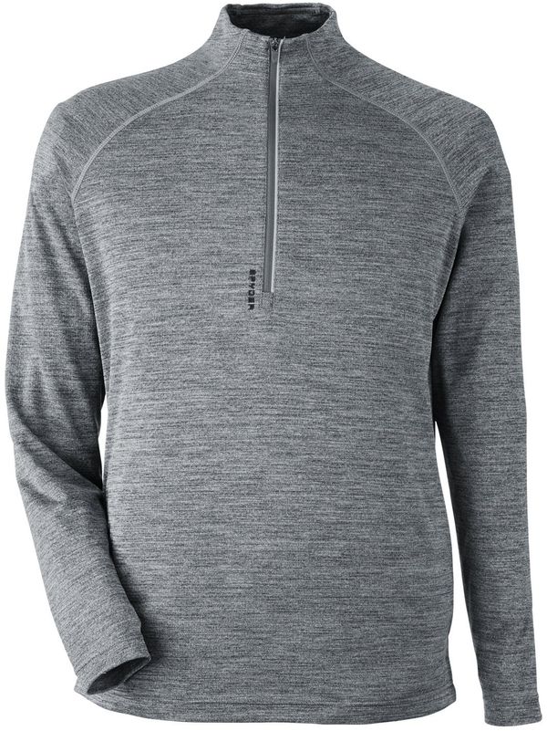 Am image of a Custom Spyder Men's Mission Half Zip in Polar Jaspe!