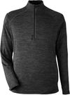 Am image of a Custom Spyder Men's Mission Half Zip in Black Jaspe!