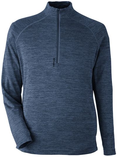 Am image of a Custom Spyder Men's Mission Half Zip in Frontier Jaspe!