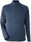 Am image of a Custom Spyder Men's Mission Half Zip in Frontier Jaspe!